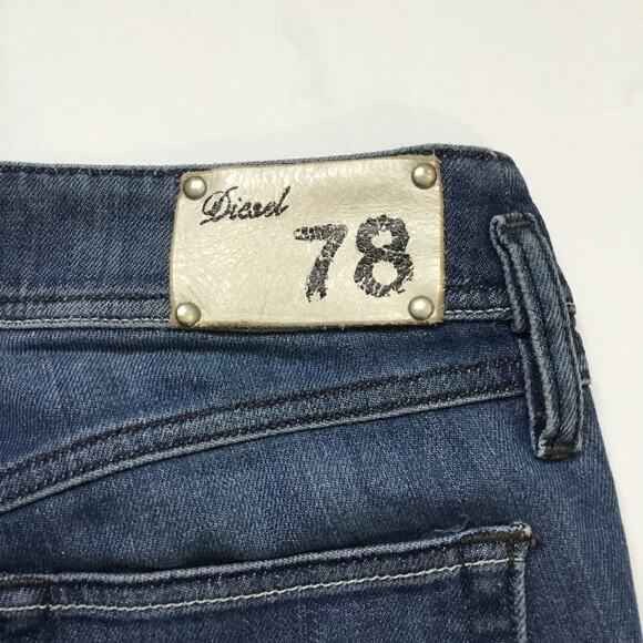 Diesel Matic Wash 008IG_Stretch W26 L32 Blue Women's Jeans Low Rise Straight - Picture 5 of 11